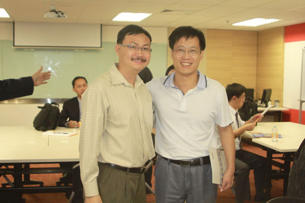 公司总经理刘德永访问新加坡职总恒习集团